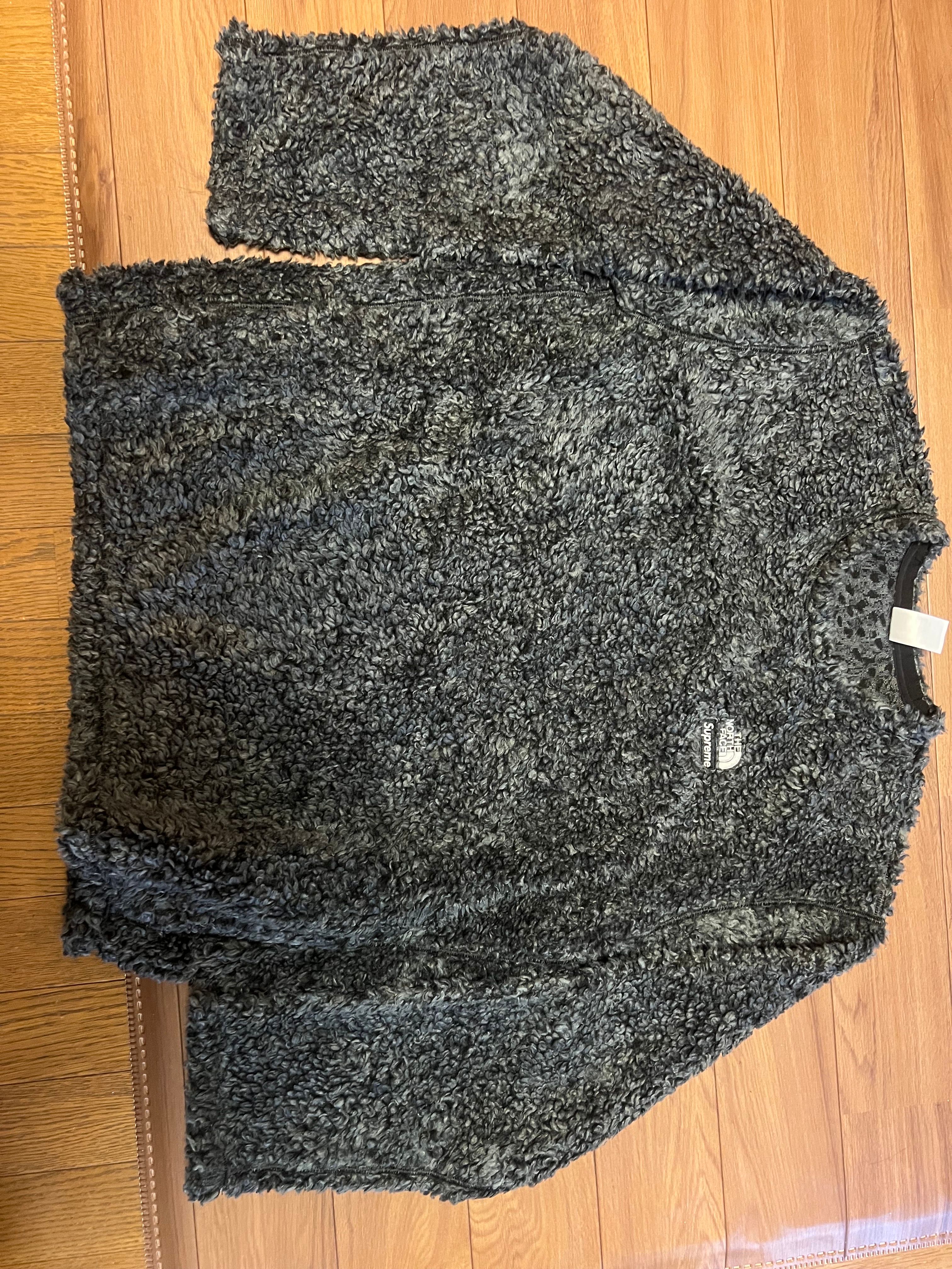 Supreme x The North Face High Pile Fleece Pullover "Black"