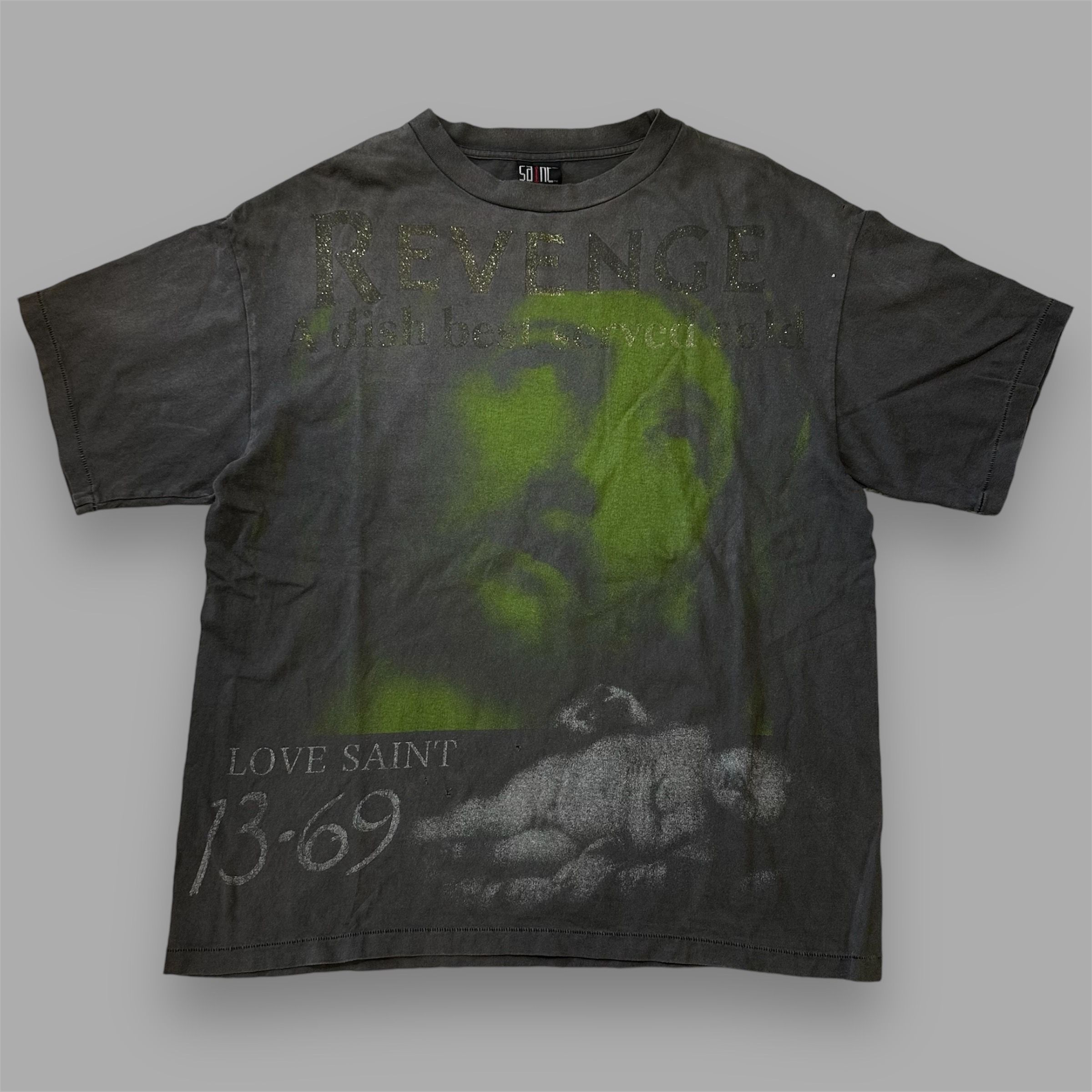 SAINT Mxxxxxx x BerBerJin BJ SS Tee/Revenge "Black"