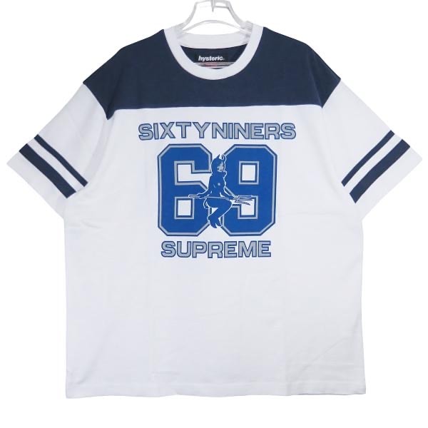 Supreme x HYSTERIC GLAMOUR 69 Football Top "White"