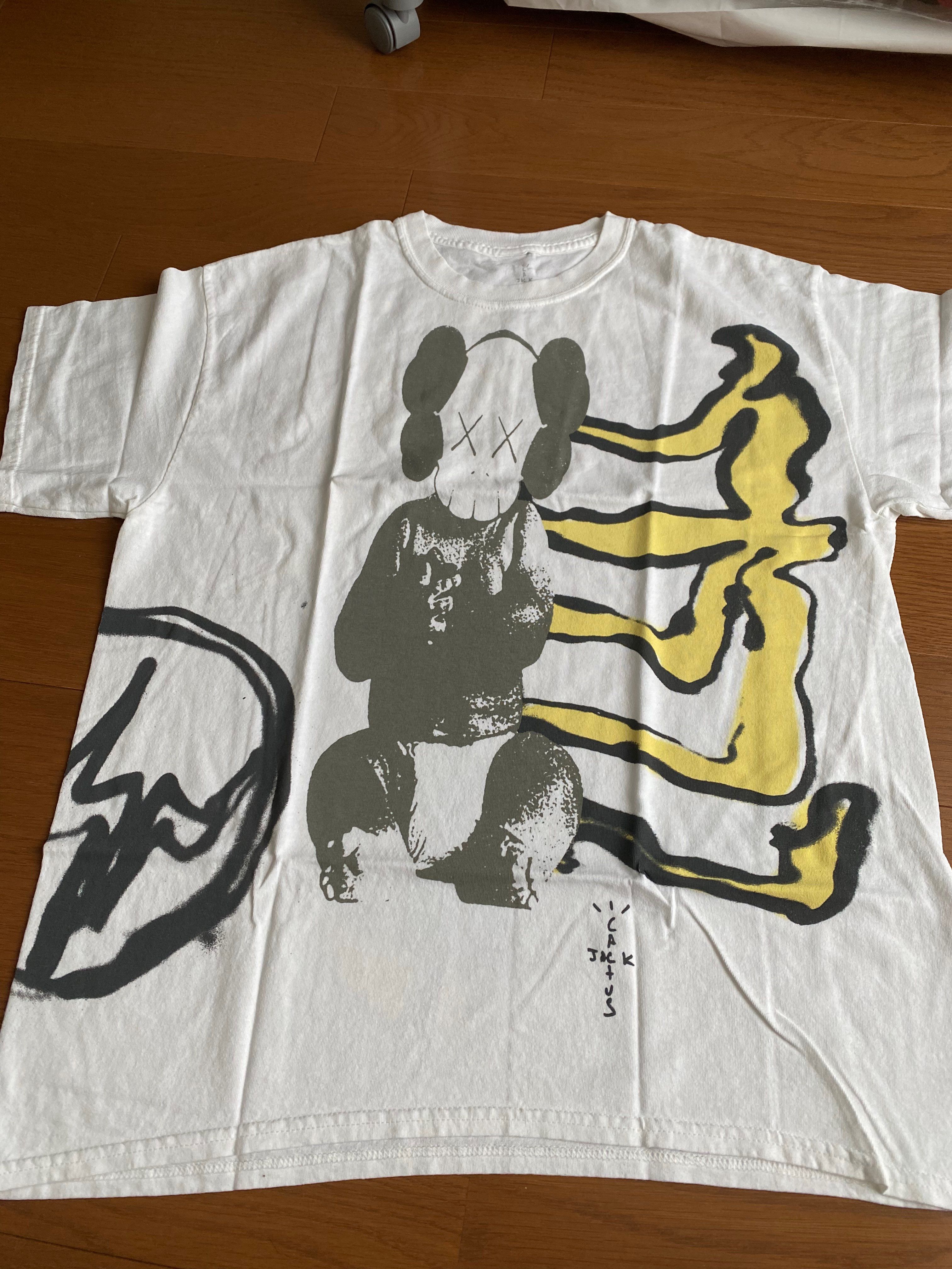 Travis Scott Cactus Jack x KAWS For Fragment Tee "White"