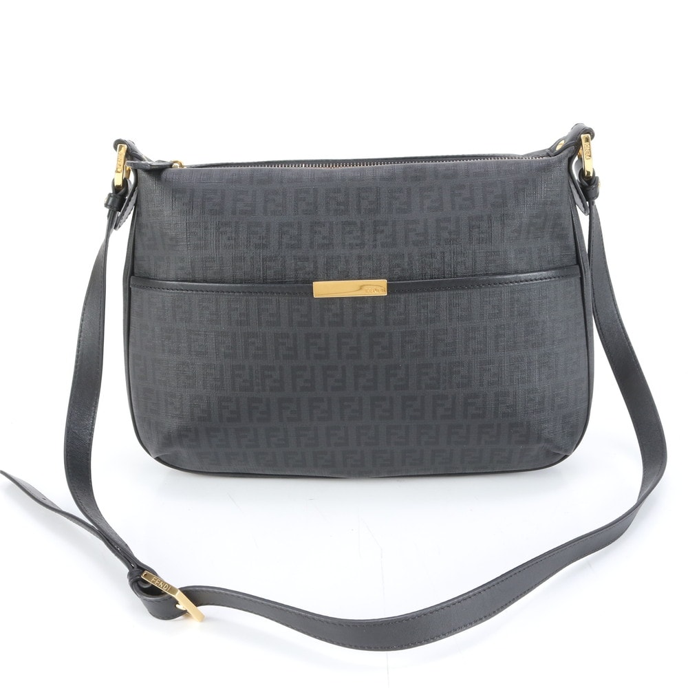 ■極美品 フェンディ ズッキーノ 8BT206 ショルダーバッグ レザー