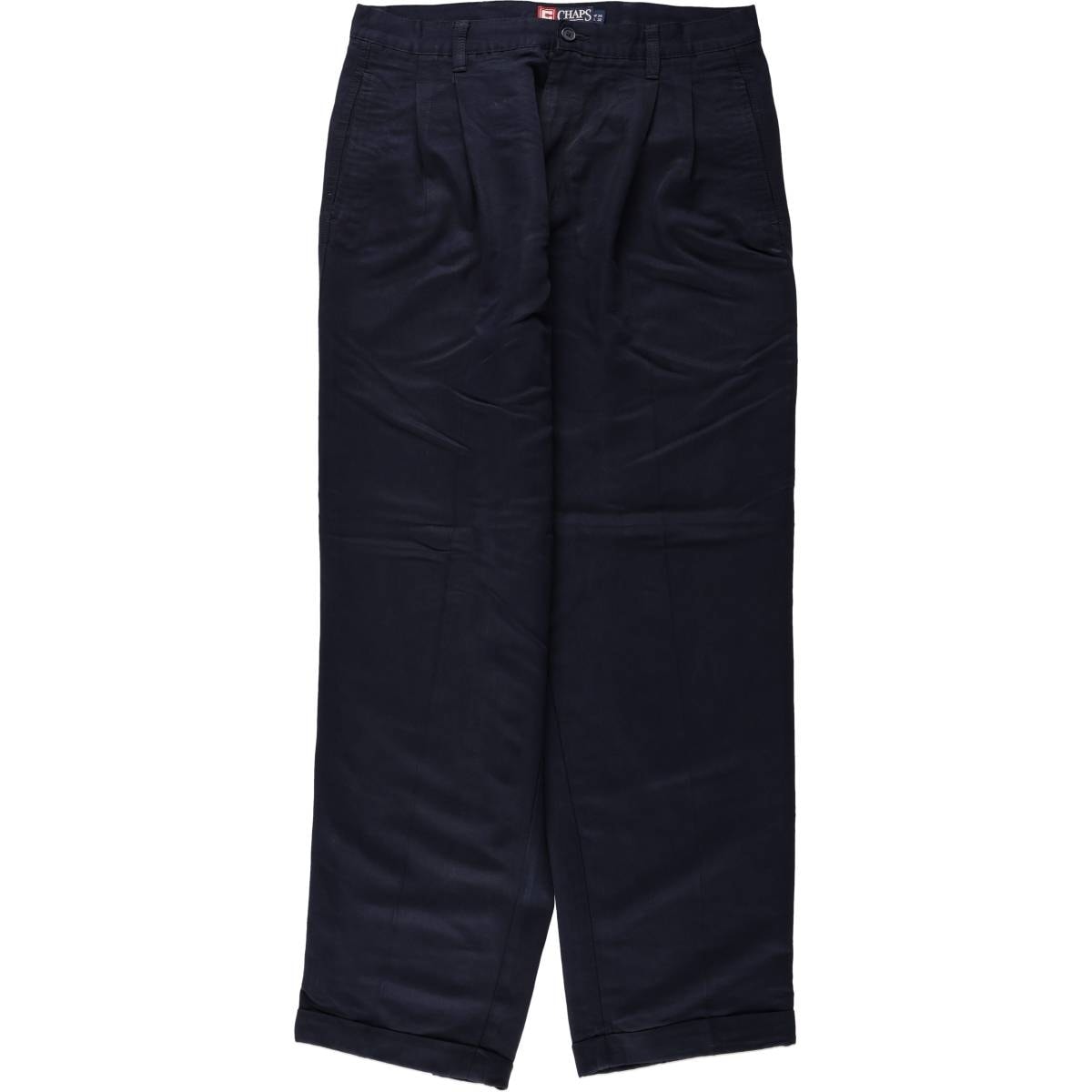 古着 ラルフローレン Ralph Lauren CHAPS チャップス ツータック チノパンツ メンズw33相当/eaa680759