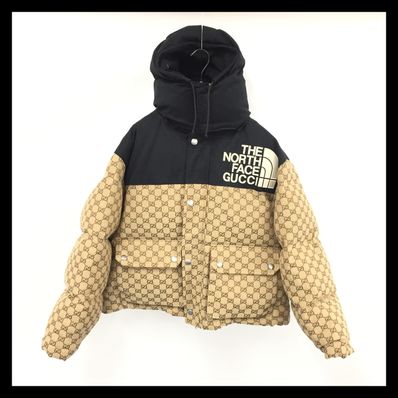 GUCCI × The North Face Short Padded Jacket "Beige Ebony"
