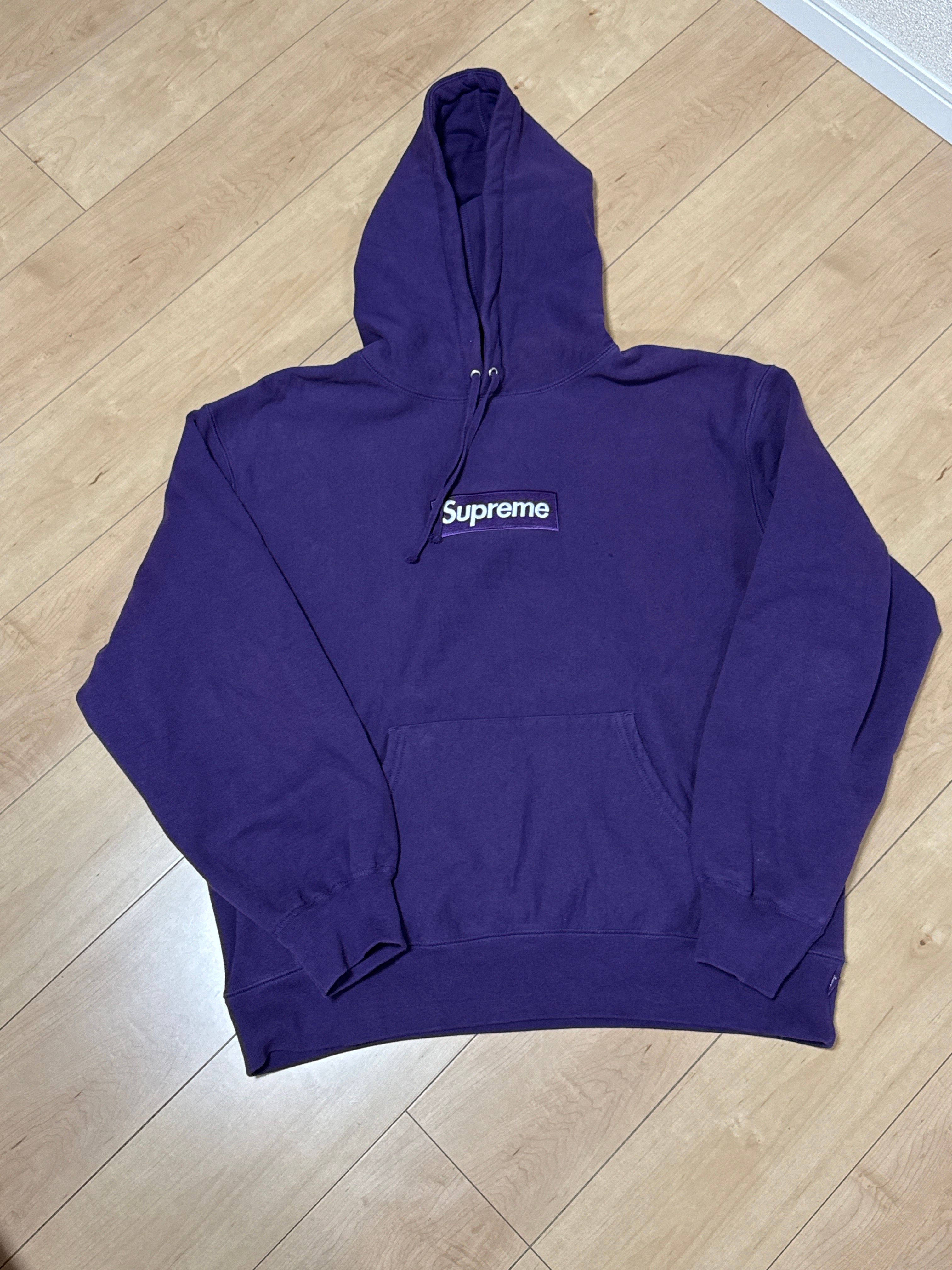Supreme Box Logo Hooded Sweatshirt "Purple" (23FW)