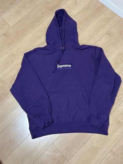 Supreme Box Logo Hooded Sweatshirt "Purple" (23FW)