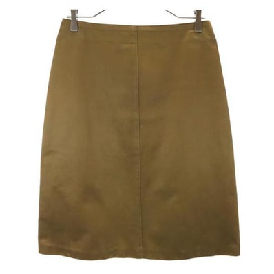 A.P.C. アーペーセー ミディ丈 スカート M ブラウン系 サイドジップ