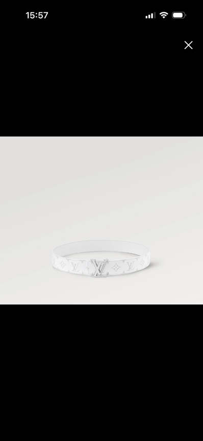 LOUIS VUITTON ホワイトベルト85cm