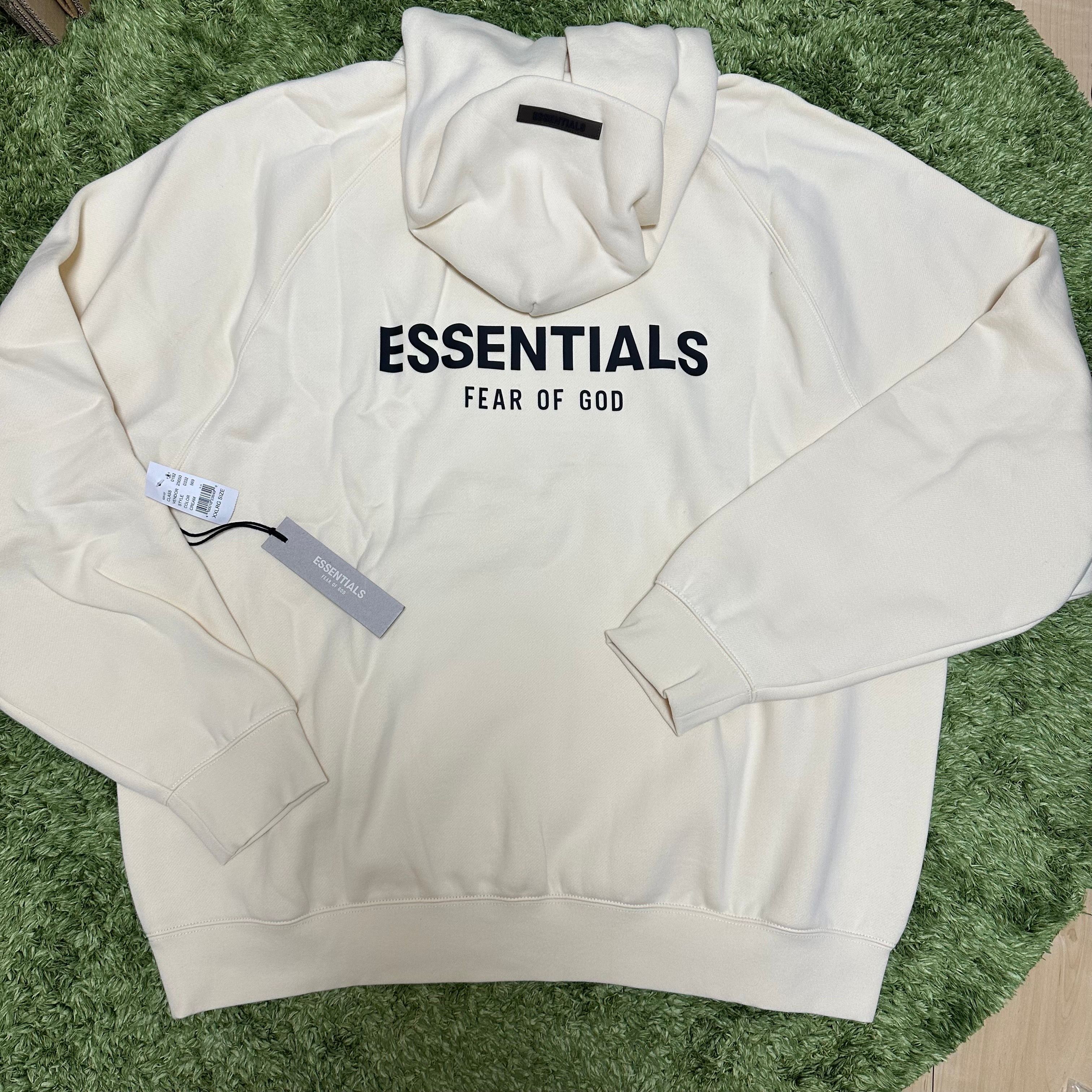 FEAR OF GOD ESSENTIALS Pull-Over Hoodie "Butter cream"