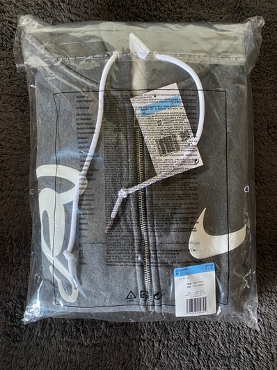 Nike x SYNA Men's Fleece Full-Zip Hoodie "Grey"