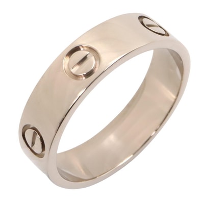 カルティエ CARTIER ラブリング リング・指輪 ジュエリー K18WG(ホワイトゴールド) メンズ レディース シルバー系 B4084700 【中古】