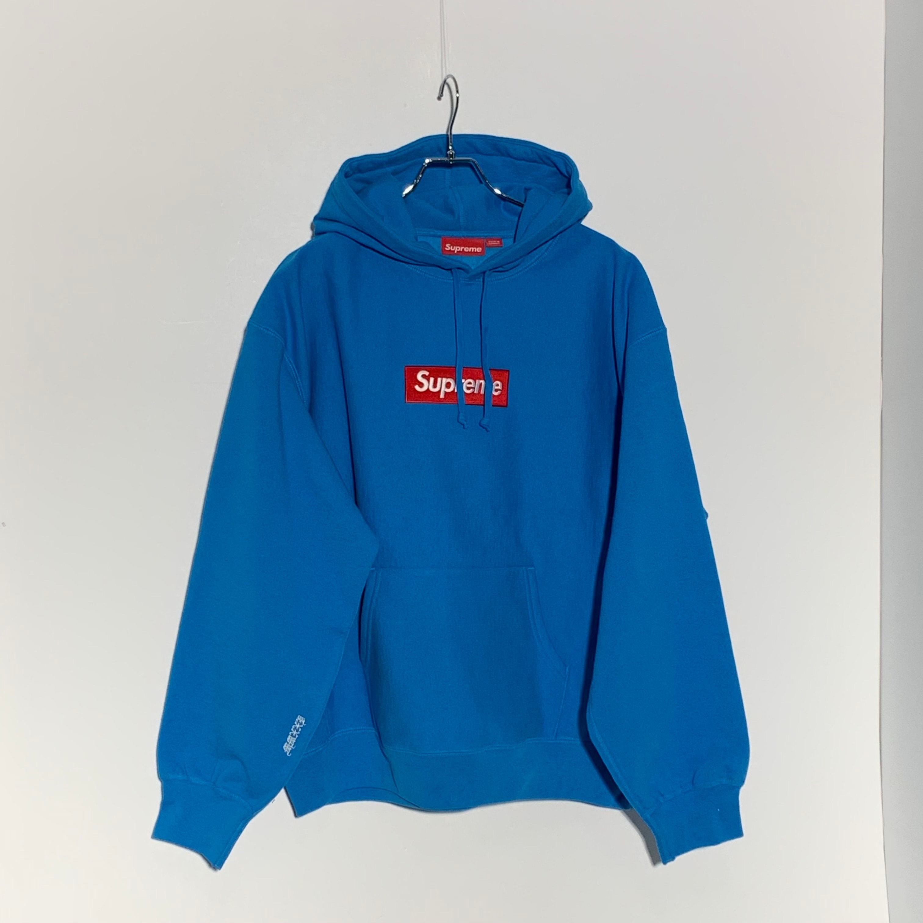 Supreme Box Logo Hooded Sweatshirt (25FW) "Cyan"