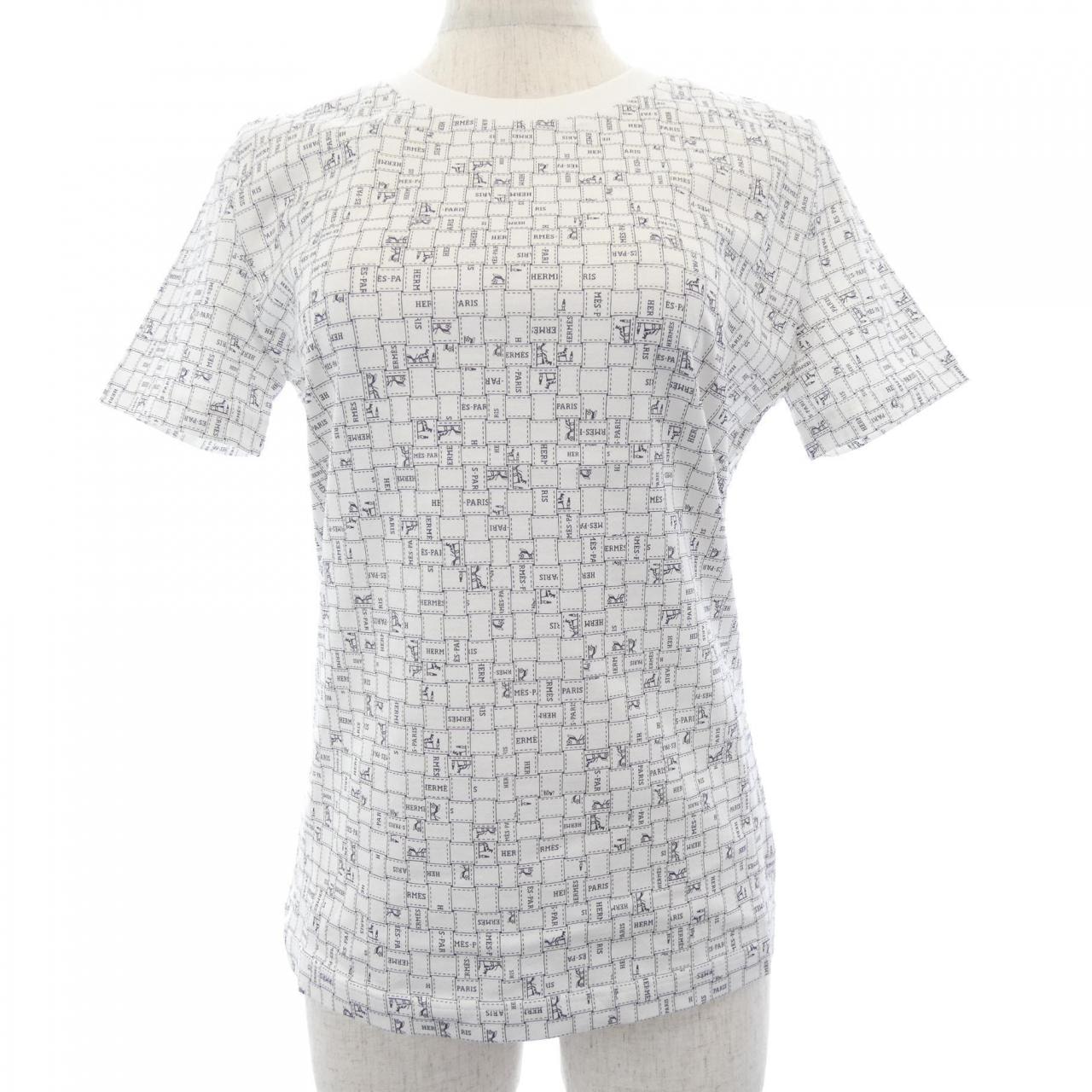 エルメス HERMES BOLDUC AU CARRE ボルデュックチェック 5E4645DK Tシャツ