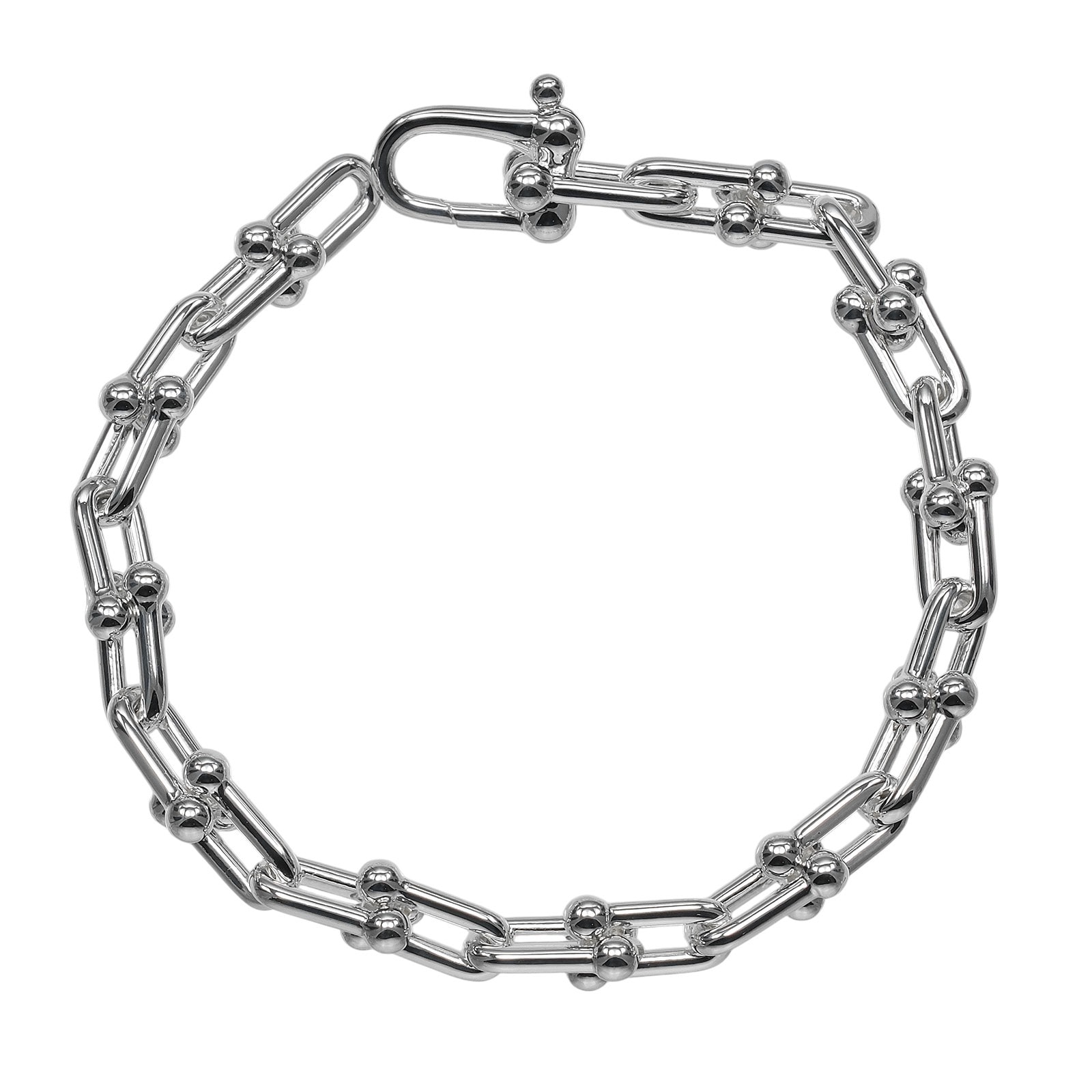 ティファニー ハードウェア スモールリンク 内周約15.5cm レディースブレス