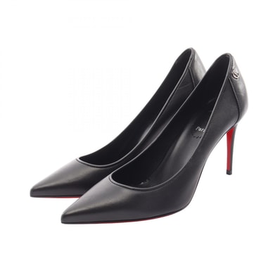 クリスチャンルブタン Christian Louboutin パンプス 靴 レザー レディース ブラック系 1240544 【中古】