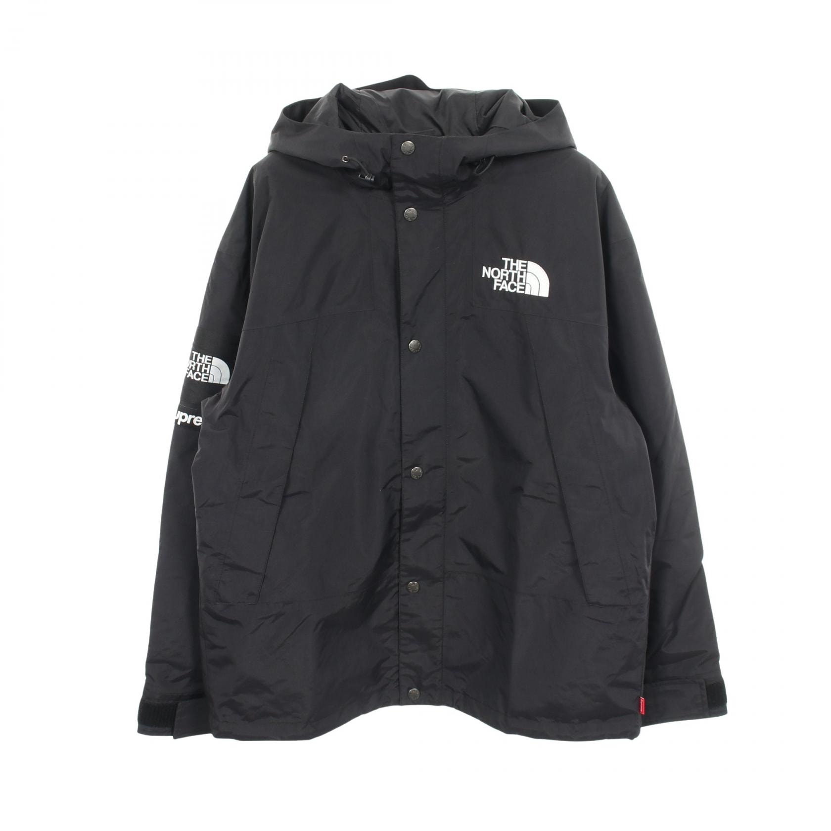 シュプリーム Supreme Supreme × THE NORTH FACE 24AW Mountain Jacket フード付き 衣料品 アウター ナイロン メンズ ブラック系 【中古】