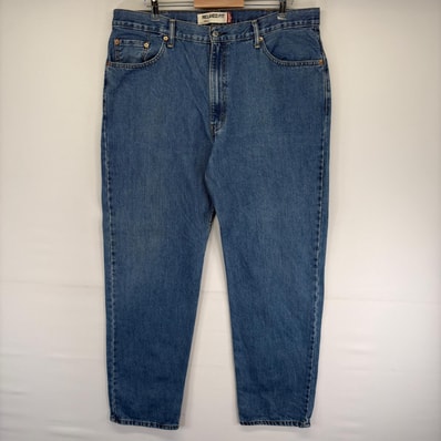 古着 リーバイス Levi's デニム パンツ 550 ジーパン テーパード バギー ジーンズ ジーパン 大きいサイズ w40 L34 ブルー系 メンズ
