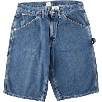 古着 90~00年代 カルバンクライン Calvin klein JEANS デニムペインターショーツ ハーフパンツ メンズw34相当 ヴィンテージ/eaa661861