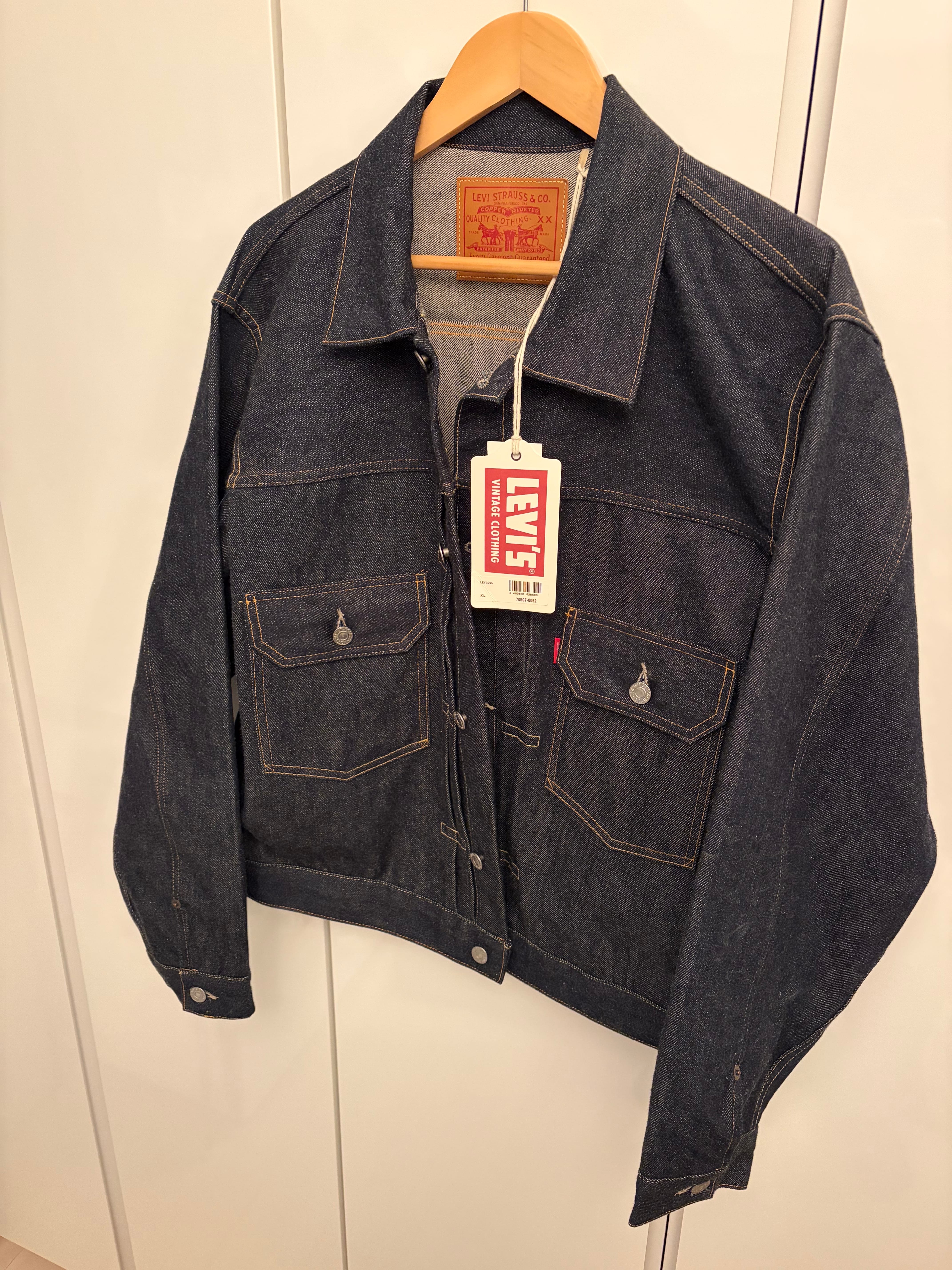 LEVI'S Vintage Clothing Jacket 1953 Model "Indigo"