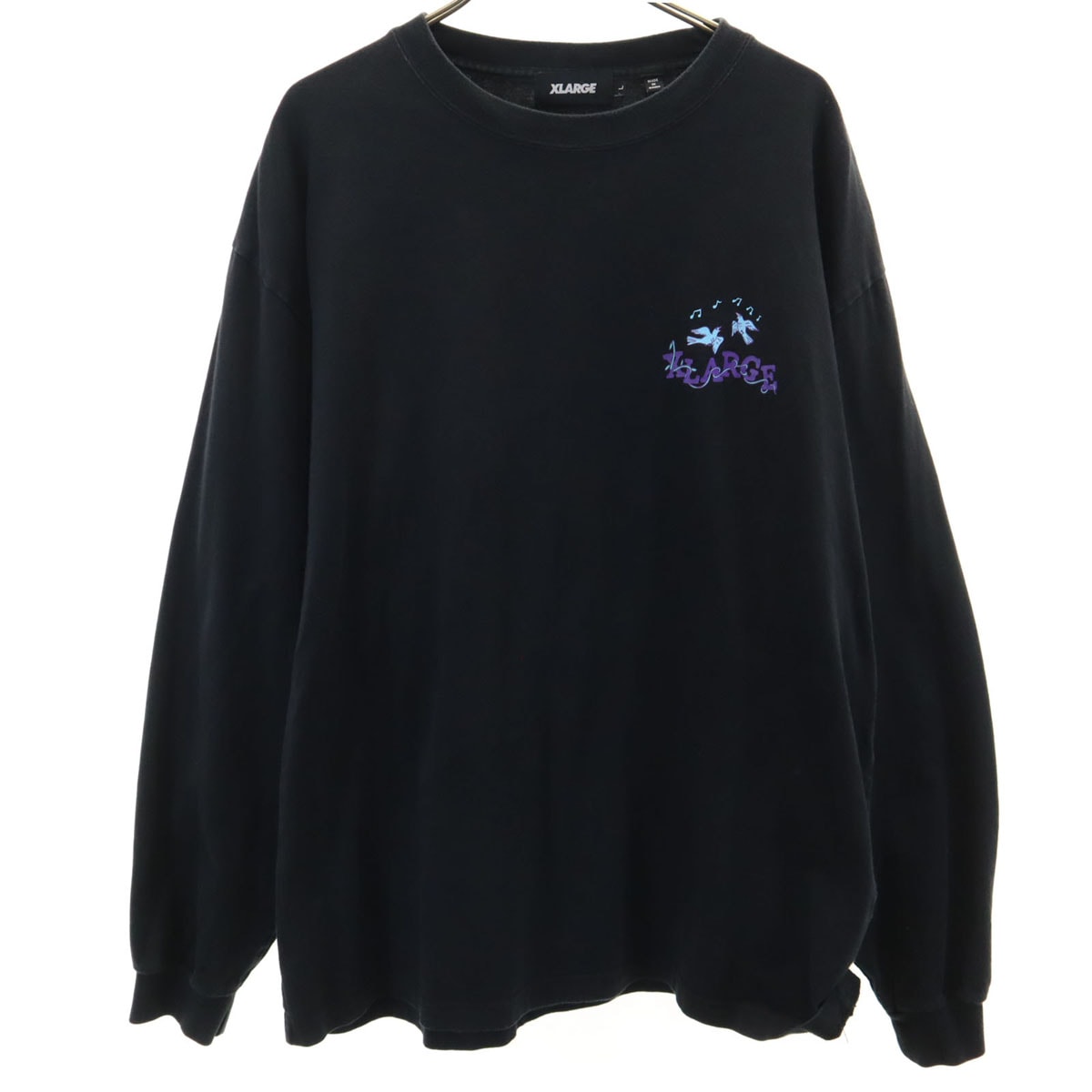 XLARGE エクストララージ 長袖 Tシャツ L ブラック ロンT