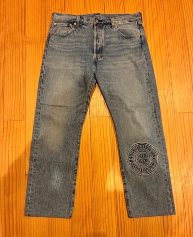 Stussy × LEVI'S Embossed 501 "Denim" A52180000