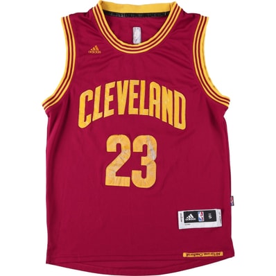 古着 アディダス adidas NBA CLEVELAND CAVALIERS クリーブランドキャバリアーズ swingman ゲームシャツ レプリカユニフォーム メンズS相当/eaa645273