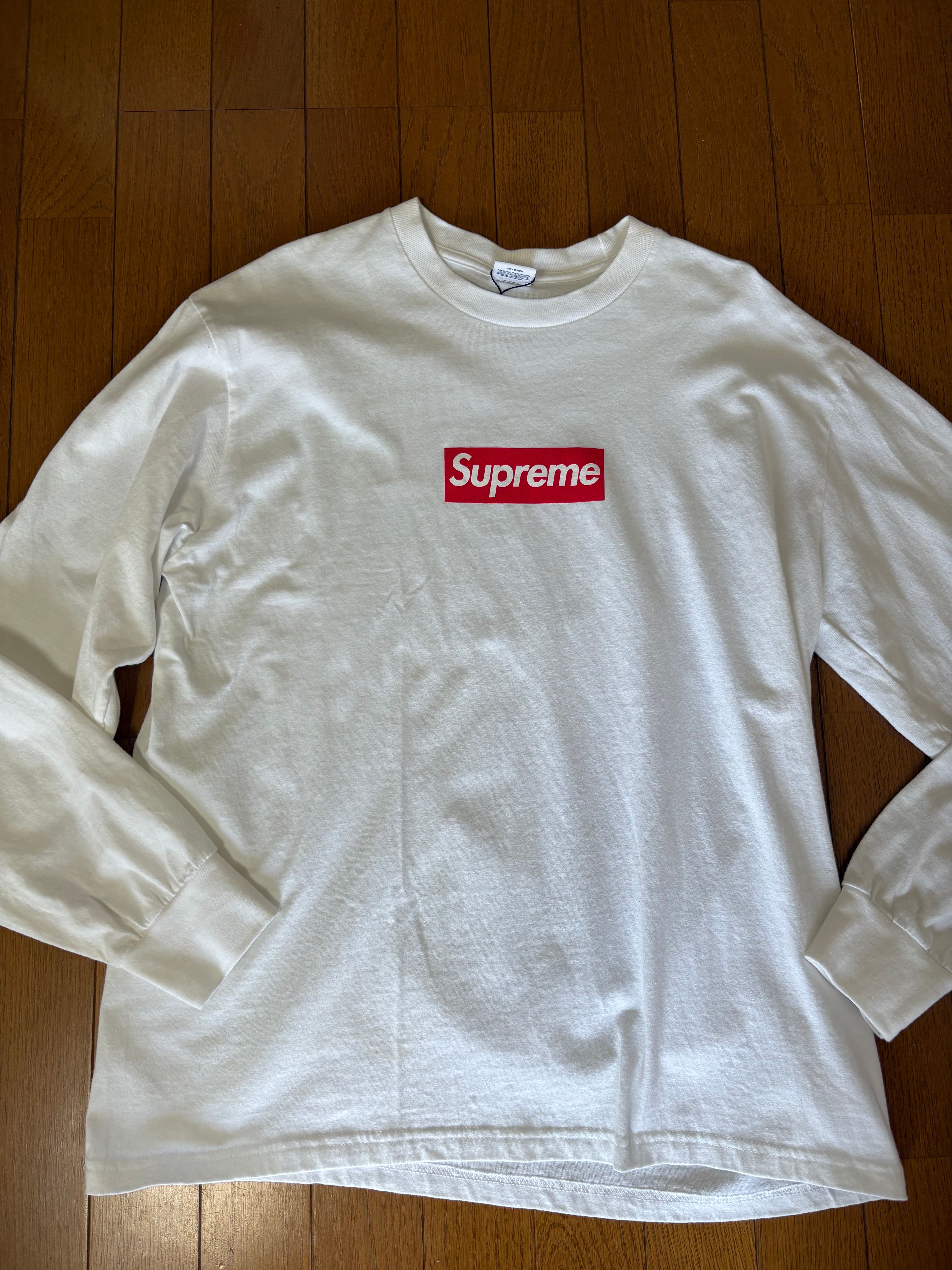 Supreme Box Logo L/S Tee "White"