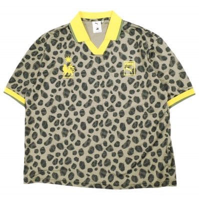 PUMA x SASQUATCHfabrix. x BEAMS プーマ サスクワァッチファブリックス ビームス 24SS 別注 SOCCER SHIRT サッカーシャツ 11-08-1054-582 S Animal 半袖 ゲームシャツ Tシャツ トップス