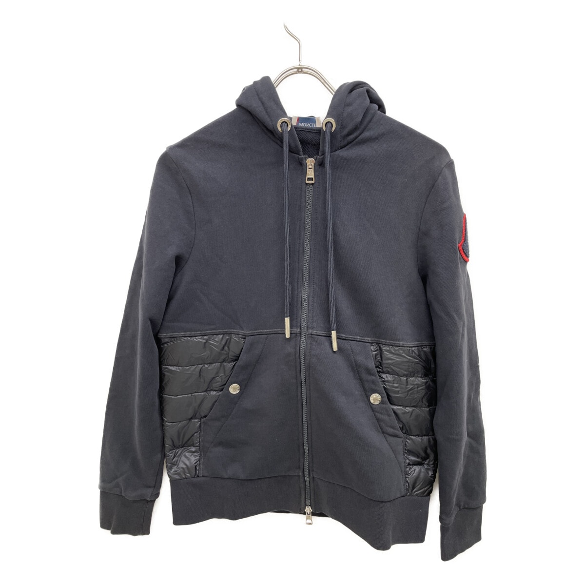 モンクレール ﾈｲﾋﾞｰ MAGLIA CARDIGANﾀﾞｳﾝ切り替えｼﾞｯﾌﾟｱｯﾌﾟﾊﾟｰｶｰ S