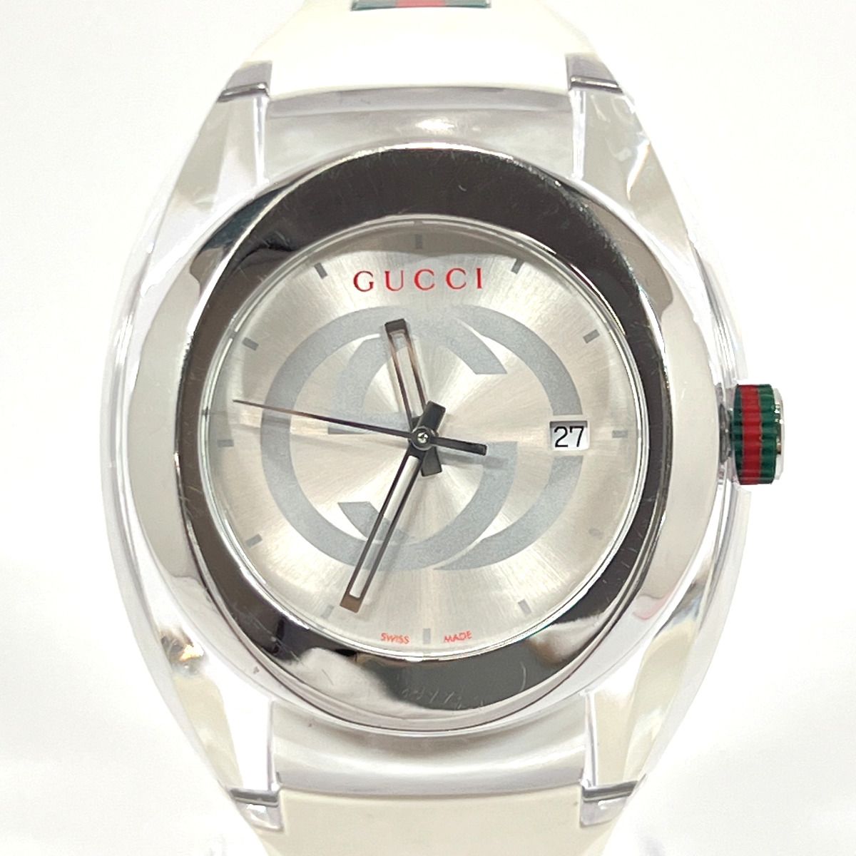 グッチ 腕時計 シンク シェリーライン YA137102A シルバー
