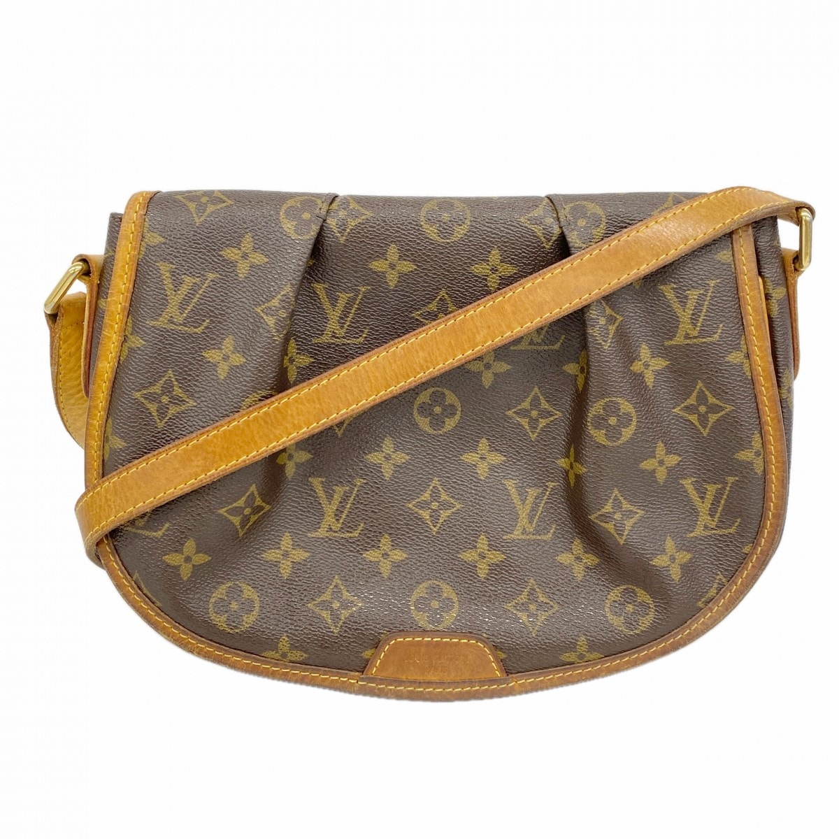 【6dc3590】ルイヴィトン ショルダーバッグ モノグラム メニルモンタンPM M40474 ブラウン【中古】レディース
