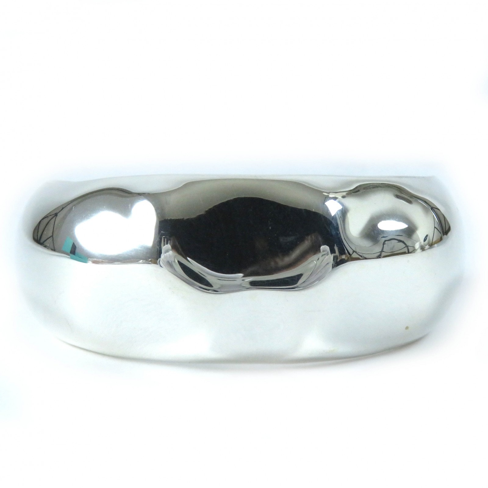 極美品 ティファニー
 バングル ファセット カフ シルバー レディース