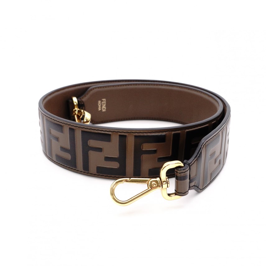 B (目立った傷や汚れなし)】FENDI フェンディ ストラップ レザー FF B (目立った傷や汚れなし)】FENDI フェンディ ストラップ レザー FF