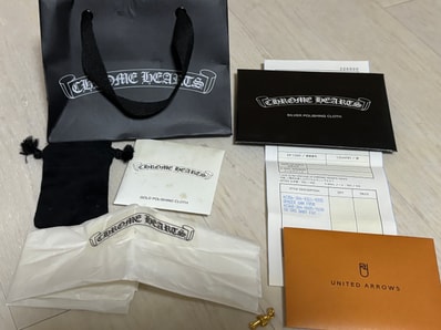 Chrome Hearts 22K CH Cross Baby Fat Charm "Yellow Gold"