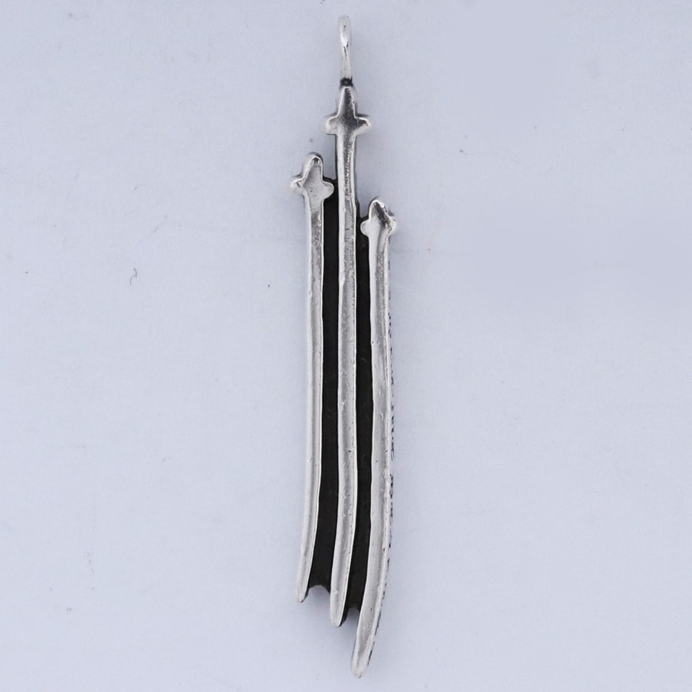 Chrome Hearts RS3 Cross Charm "Silver"