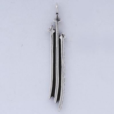 Chrome Hearts RS3 Cross Charm "Silver"