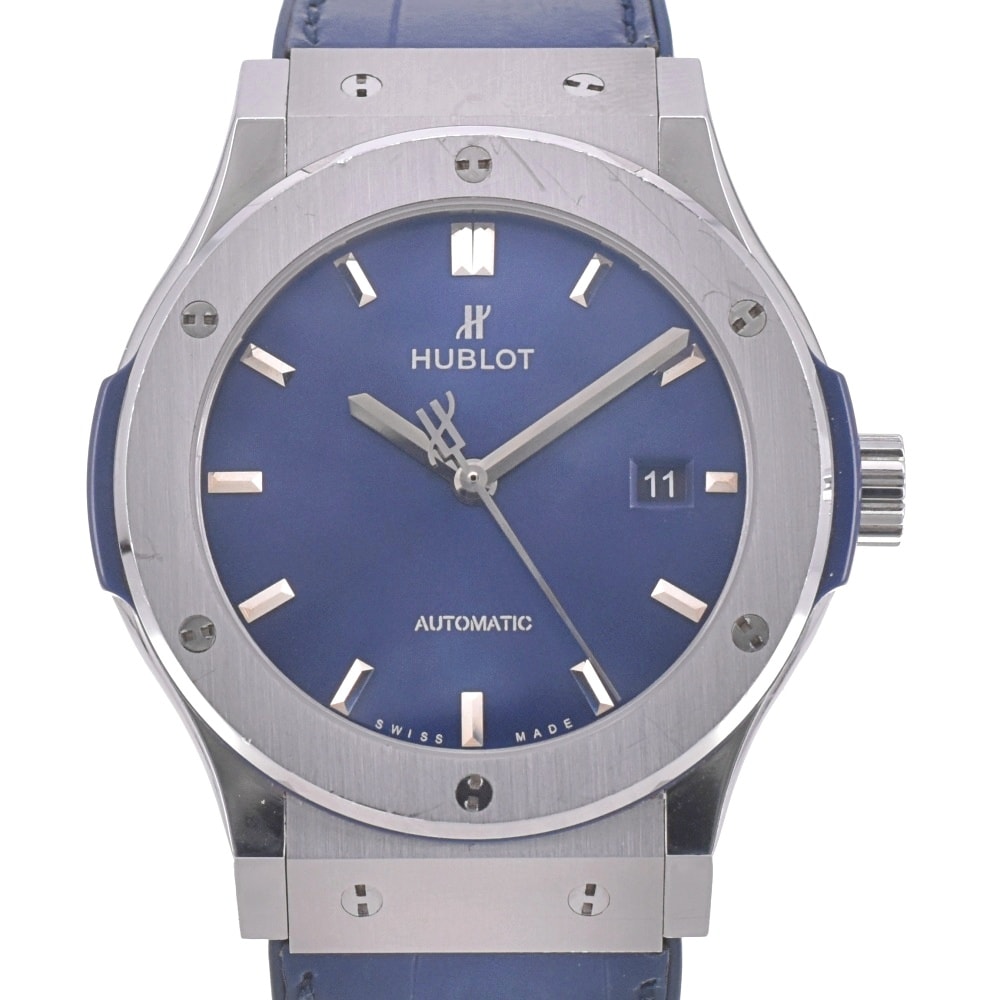 値下 ウブロ HUBLOT 542.NX.7170.RX クラシックフュージョン チタニウム 自動巻き メンズ L#143097