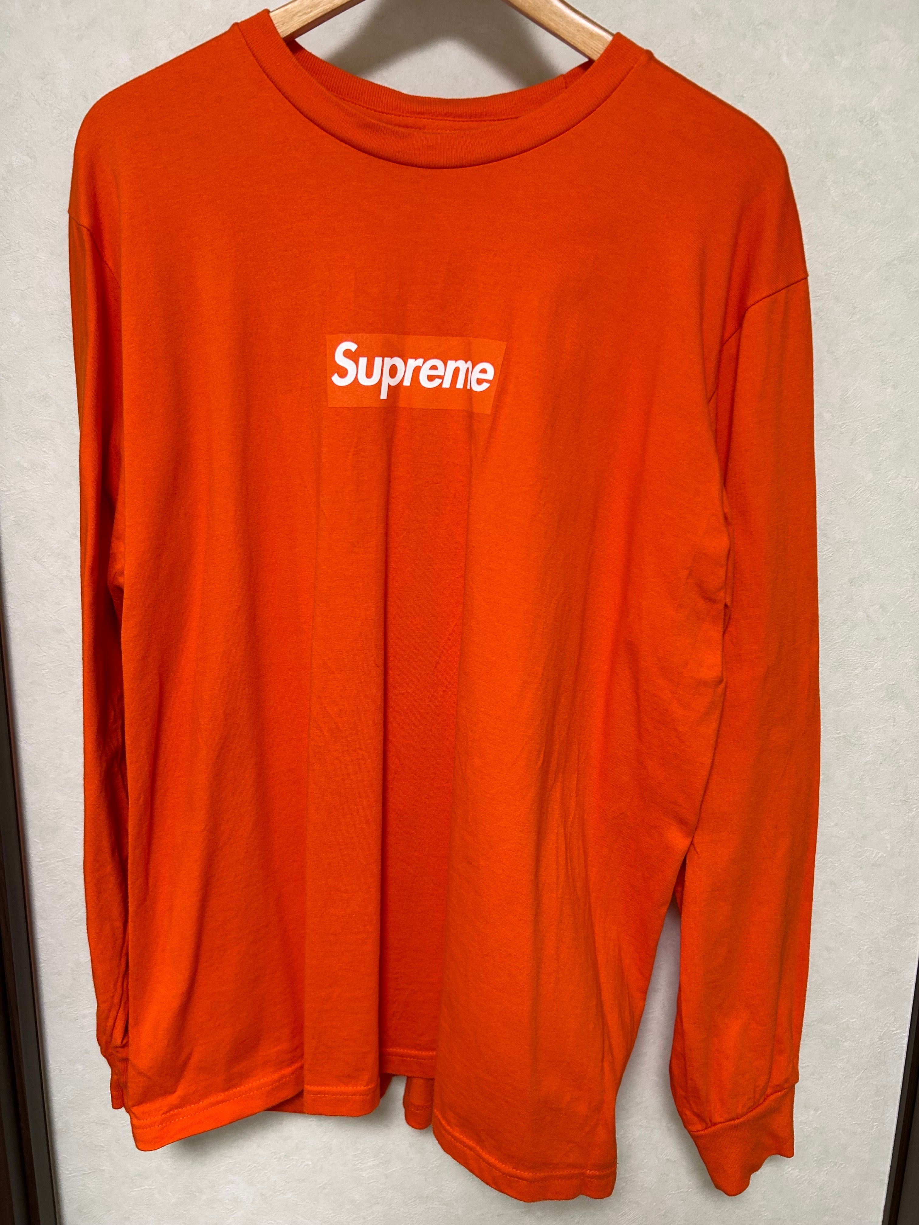 Supreme Box Logo L/S Tee "Orange"