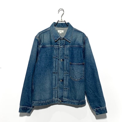 HYKE Used Wash Type 1 Denim Jacket "Indigo"