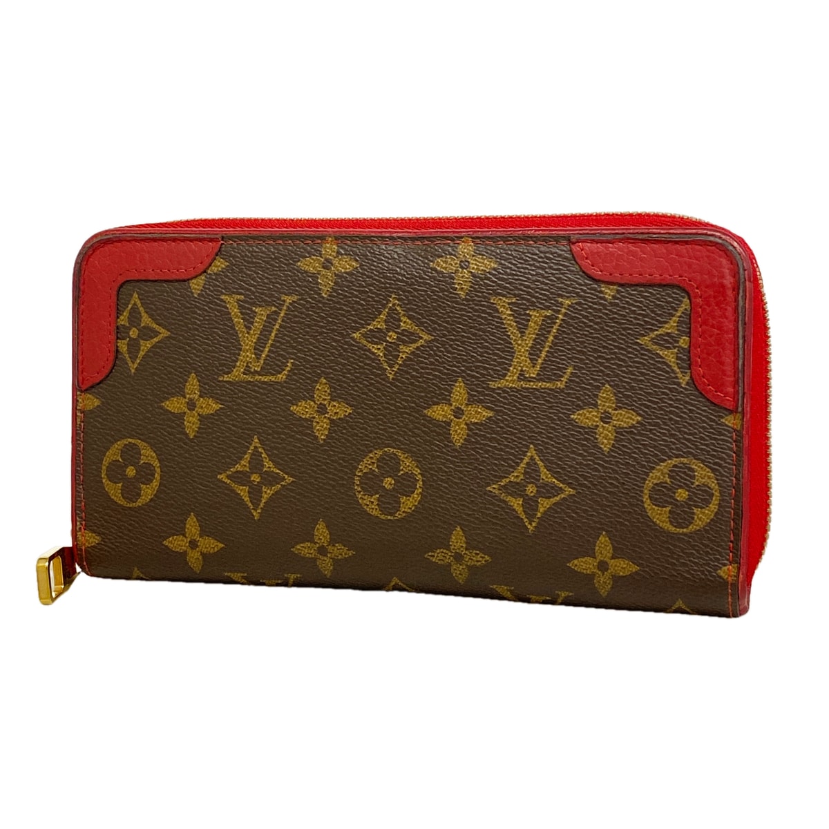 Louis Vuitton Zippy Wallet Retiro Monogram "Cerise"