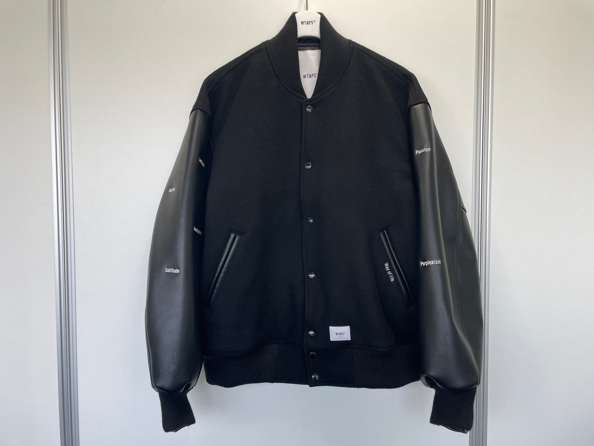 WTAPS BC / Jacket / WOPL Melton Synthetic "Black"