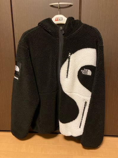 Supreme x The North Face S Logo Hooded Fleece Jacket "Black"