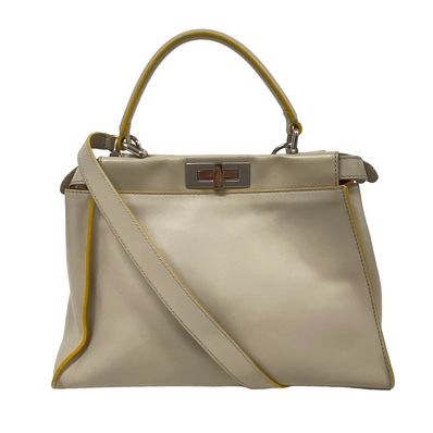 フェンディ FENDI ハンドバッグ ピーカブー 8BN290 グレー