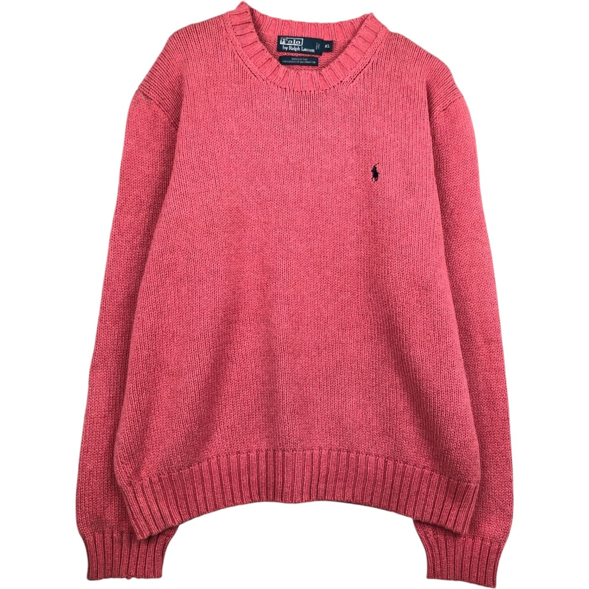古着 ラルフローレン Ralph Lauren POLO by Ralph Lauren コットンニットセーター メンズXL相当/eaa627437