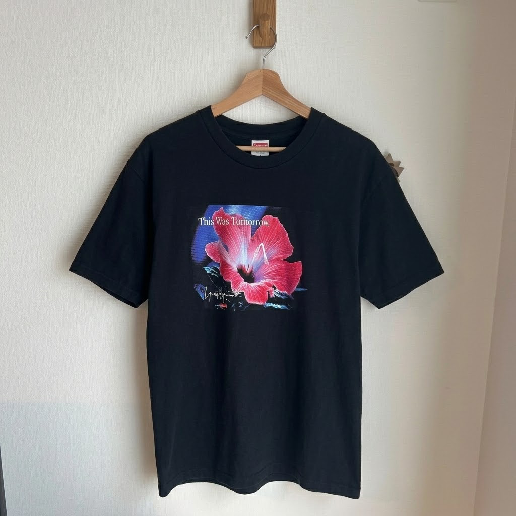 Supreme x Yohji Yamamoto This Was Tomorrow Tee "Black"