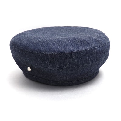 HERMES エルメス デニム ベレー帽 ブルー
57 レディース【中古】【美品】