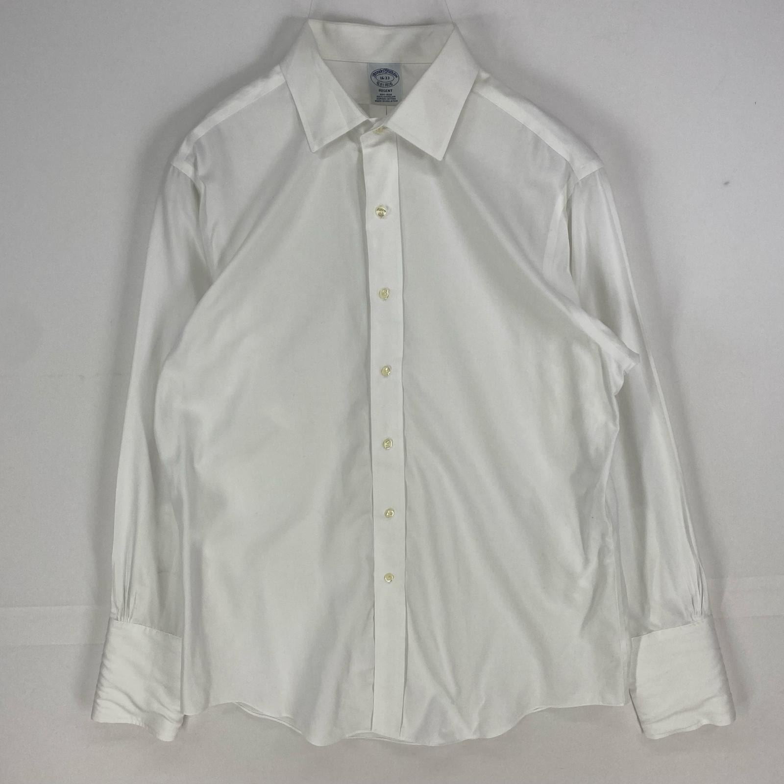 古着 ブルックスブラザーズ Brooks Brothers 長袖シャツ 1818 REGENT ロングスリーブ L  ホワイト系 メンズ