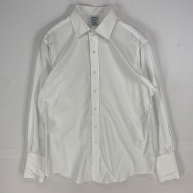 古着 ブルックスブラザーズ Brooks Brothers 長袖シャツ 1818 REGENT ロングスリーブ L ホワイト系 メンズ