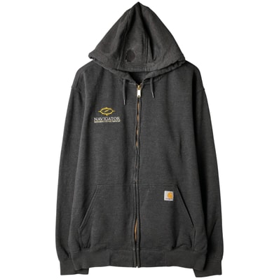 古着 カーハート Carhartt Loose Fit スウェットフルジップパーカー メンズL相当/eaa582489
