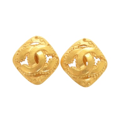 シャネル ヴィンテージ ココマーク メタル ゴールド