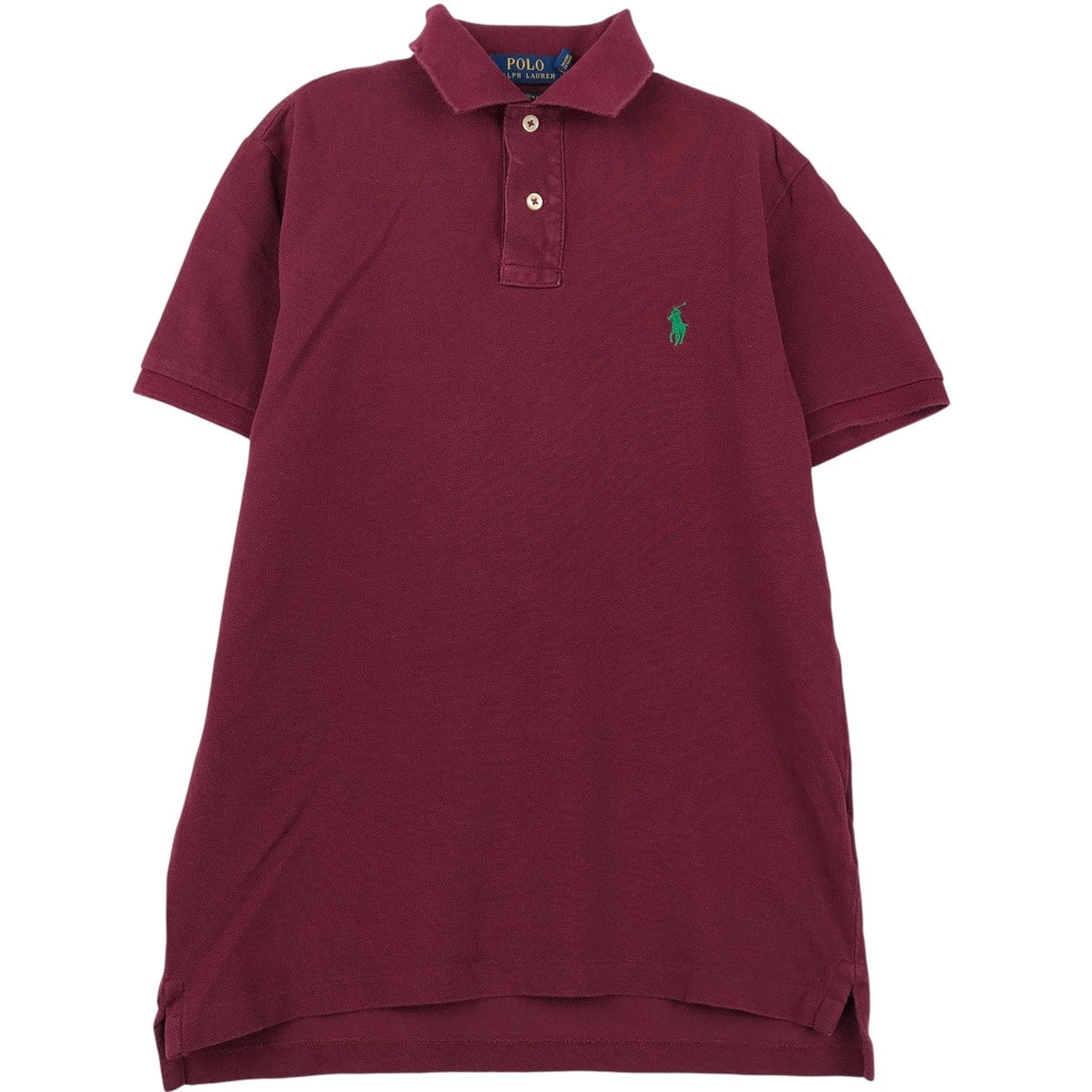 古着 ラルフローレン Ralph Lauren POLO RALPH LAUREN CUSTOM SLIM FIT 半袖 ポロシャツ レディースS相当/eaa615764